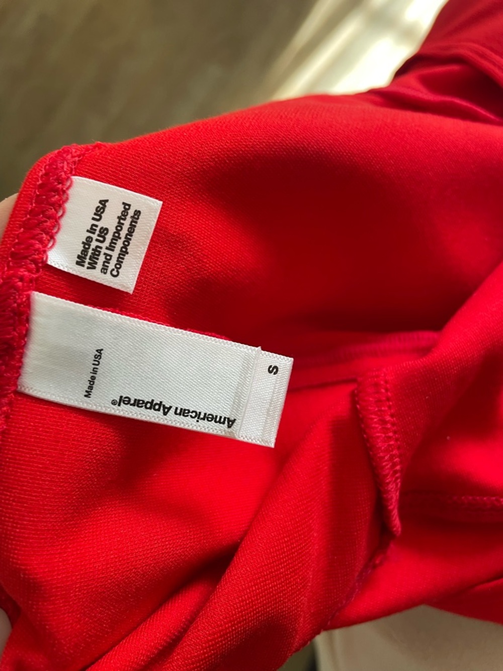 American Apparel Bodycon Dresses set of 3 ( black, red, blue) size Small - Picture 7 of 7